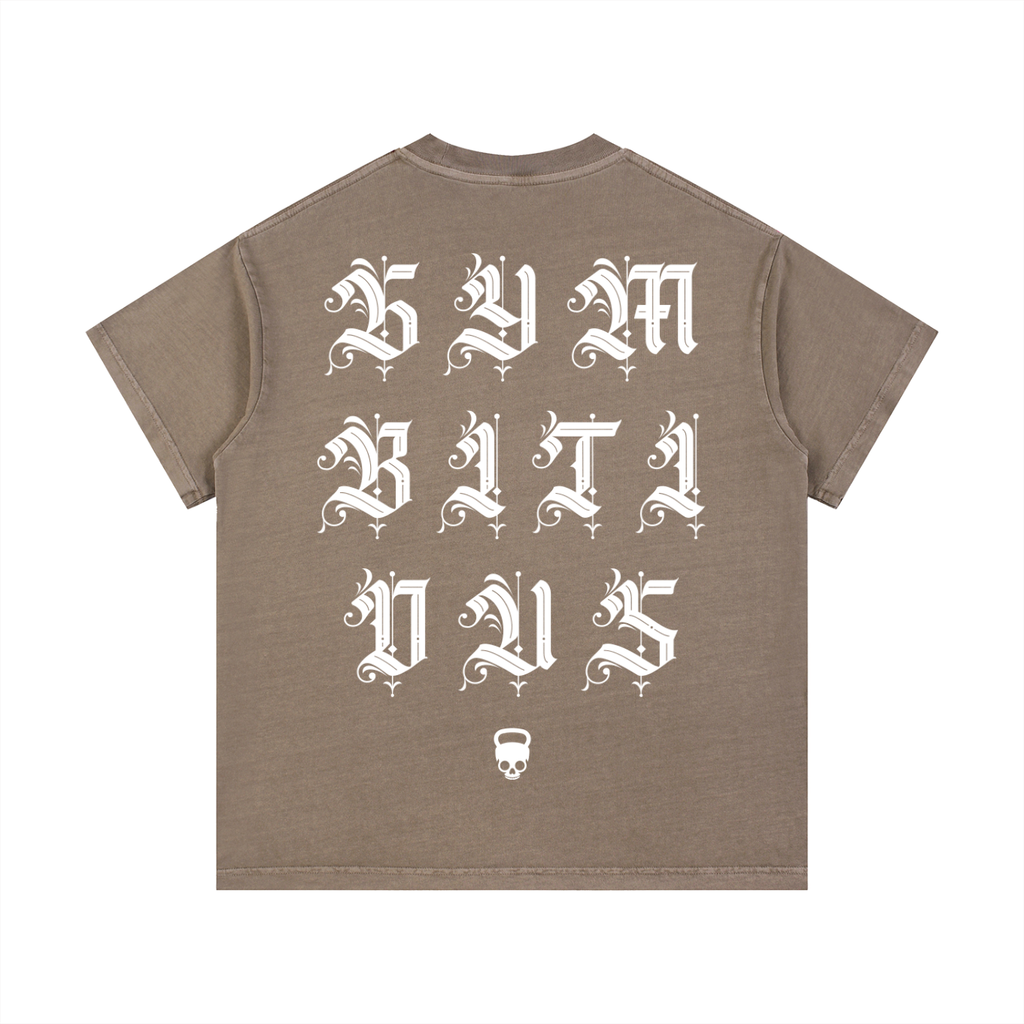 Gymbitious Black Letter Edition Vintage Wash Cotton T-Shirt