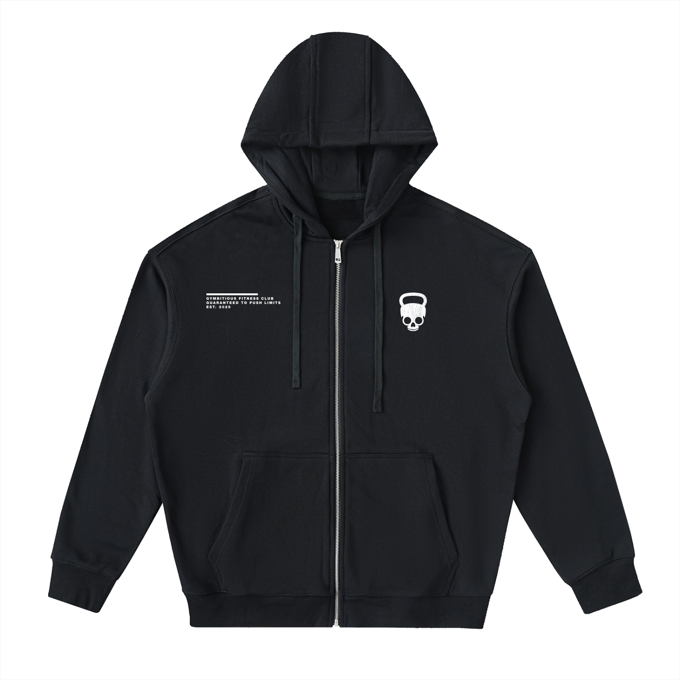 Push Limits Drop-Shoulder Zip Up Hoodie