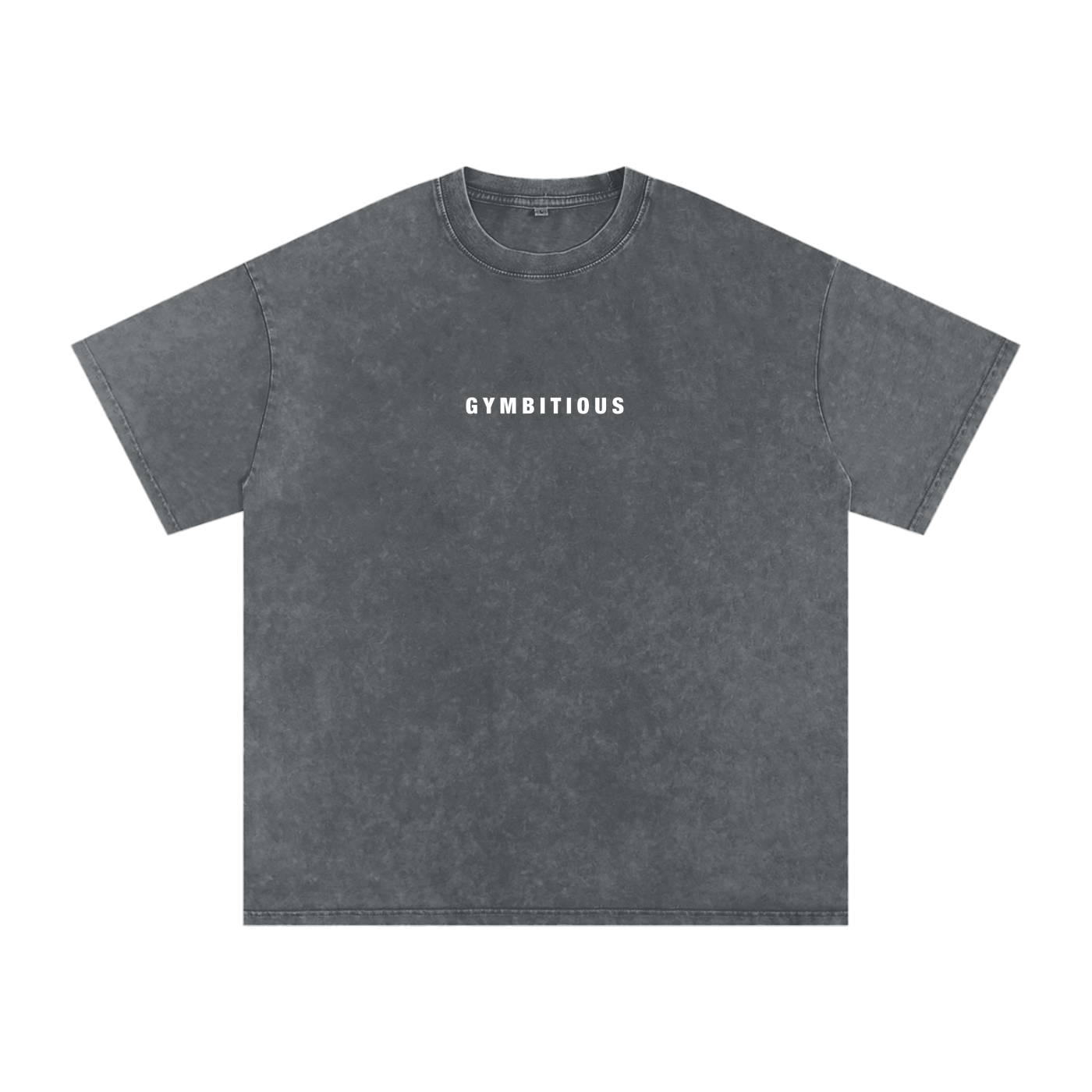 Gymbitious Fitness Club Snow Washed Oversized Cotton T-Shirt