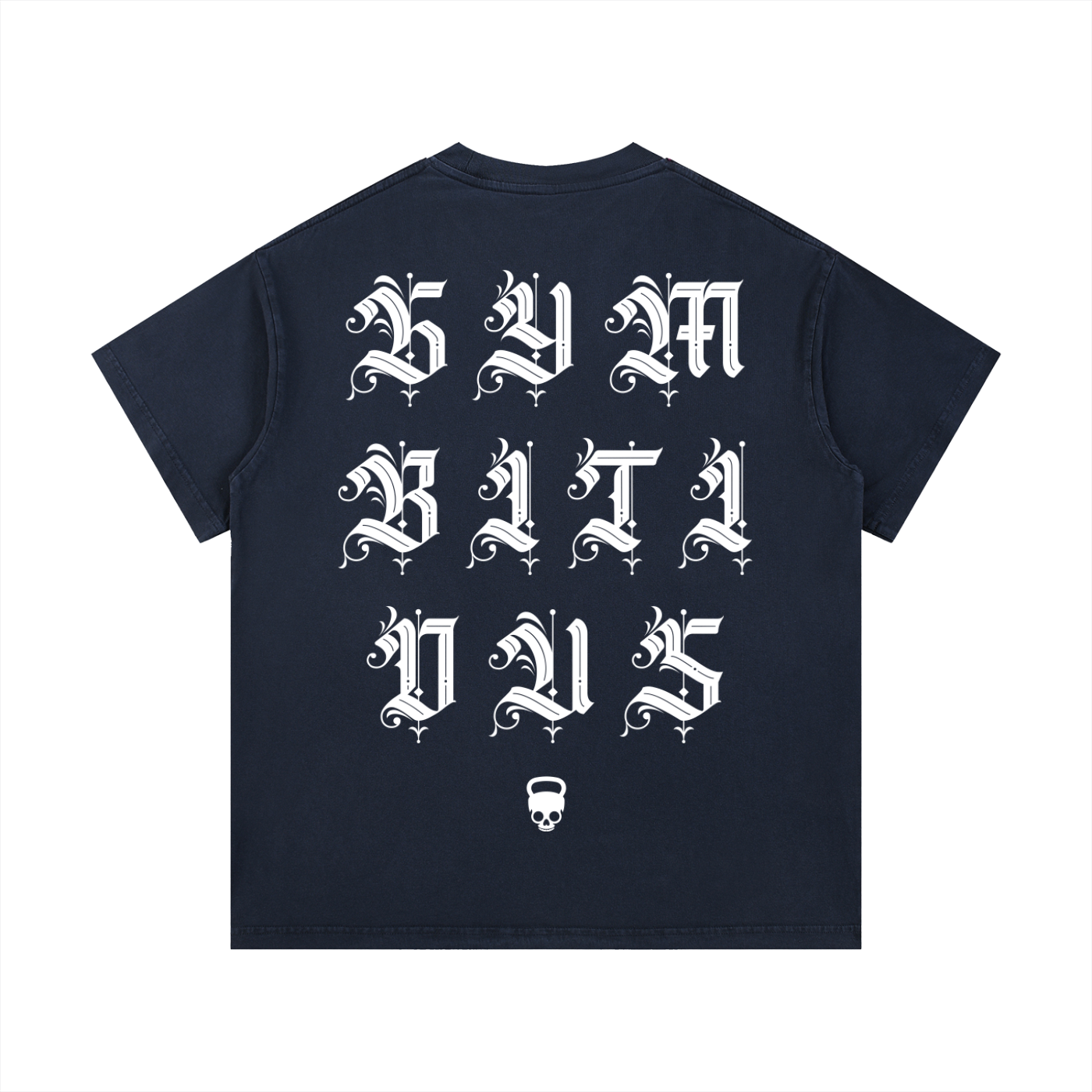 Gymbitious Black Letter Edition Vintage Wash Cotton T-Shirt