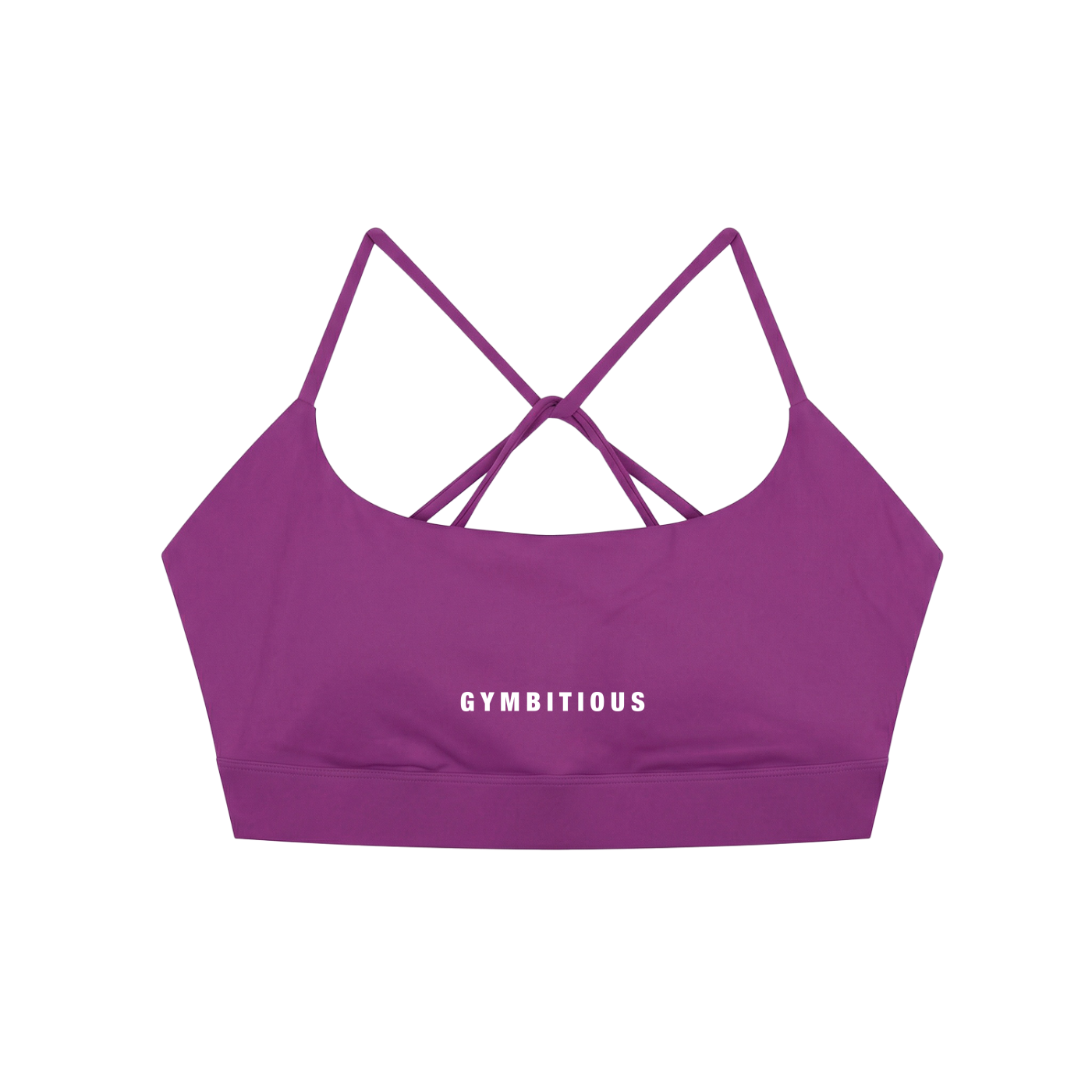 Gymbitious Branded Strappy Criss Cross Yoga Sports Bra