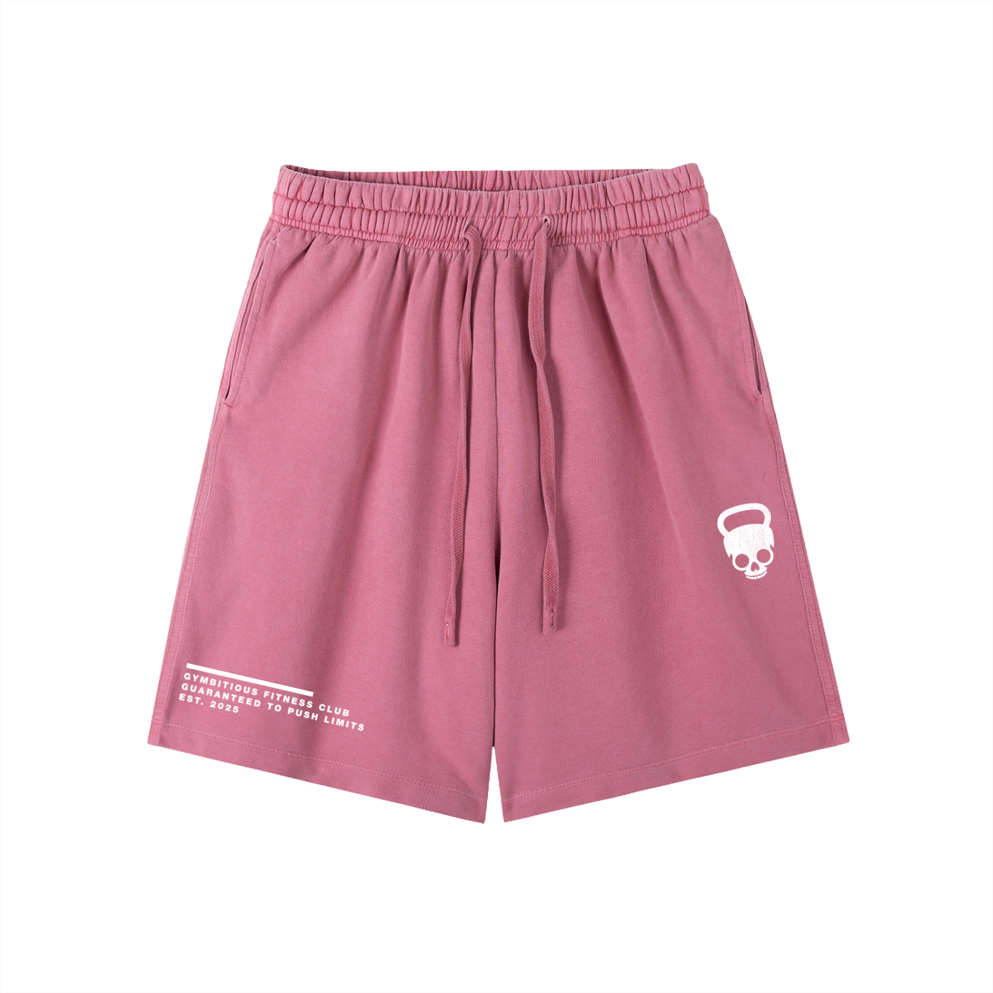 Push Limits Vintage Wash Cotton Shorts
