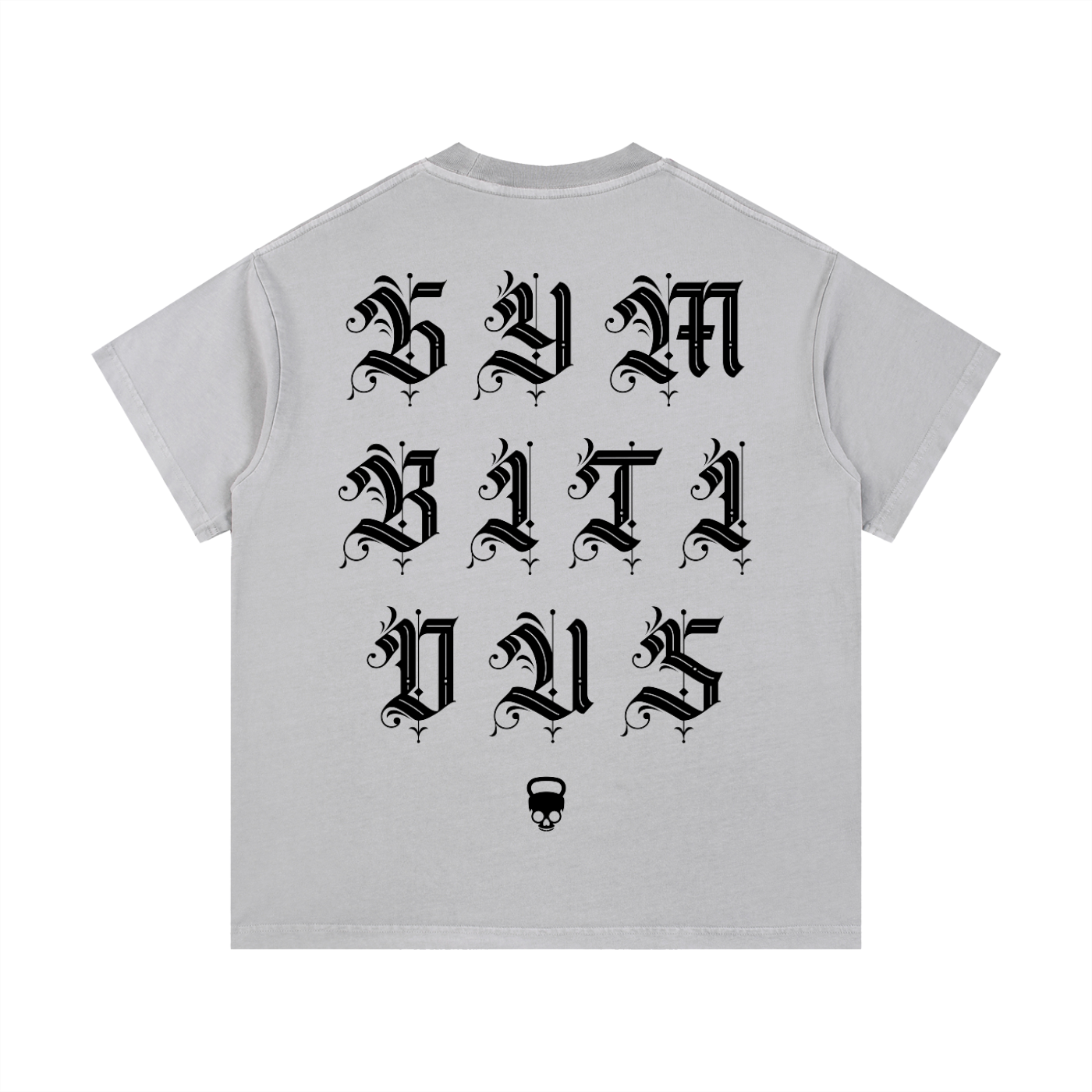 Gymbitious Black Letter Edition Vintage Wash Cotton T-Shirt