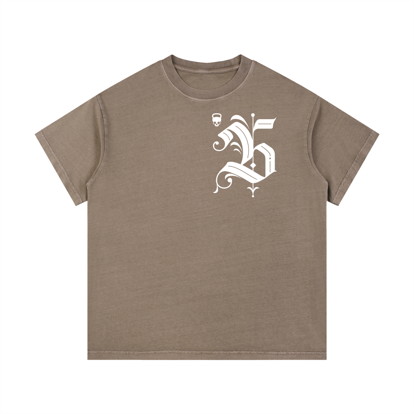Gymbitious Black Letter Edition Vintage Wash Cotton T-Shirt