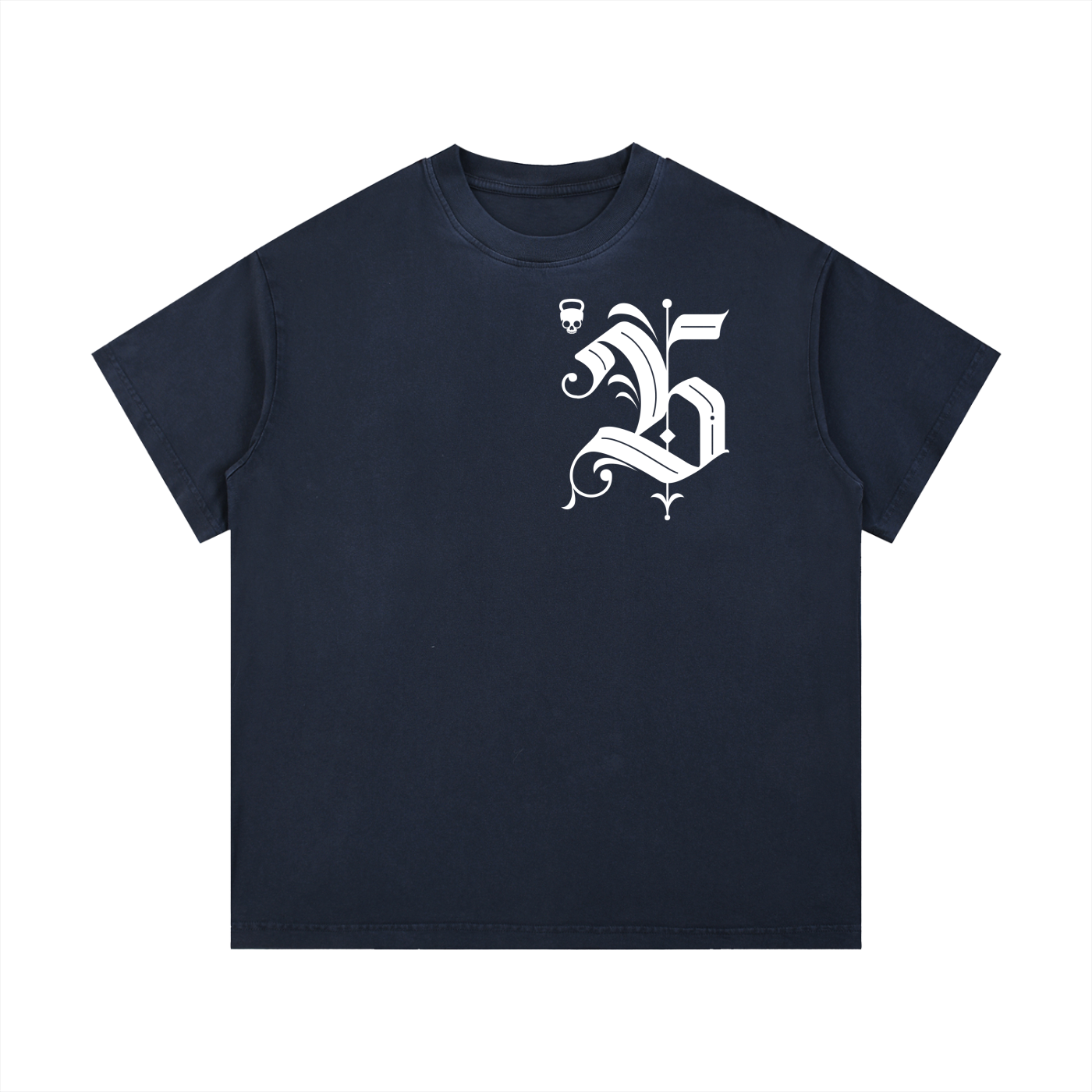 Gymbitious Black Letter Edition Vintage Wash Cotton T-Shirt