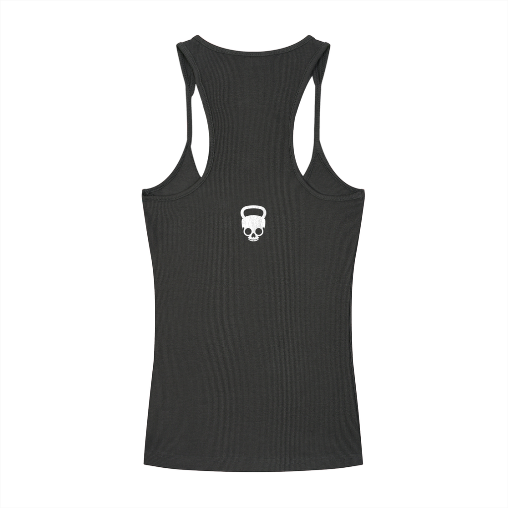 Push Limits Slim Fit Ribbed Racerback Tank Top