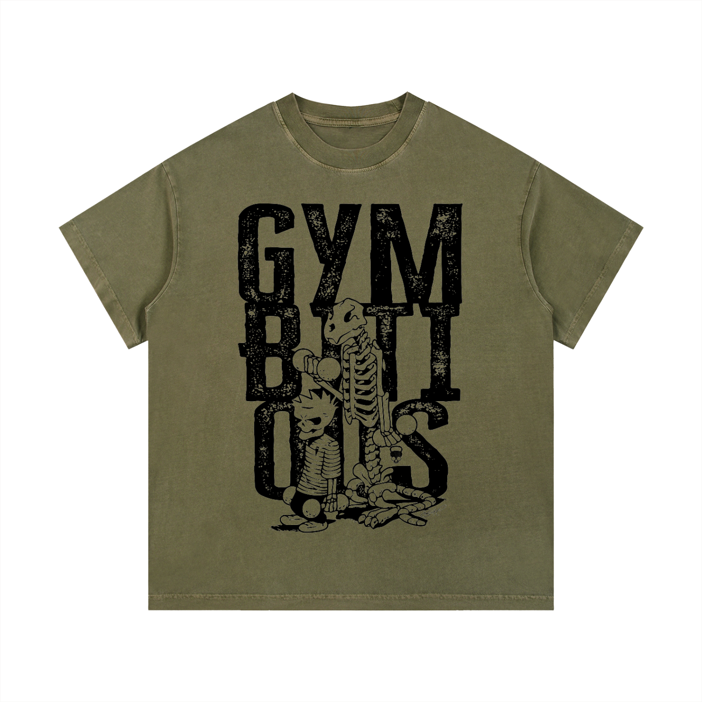 Gym Bros Vintage Wash Cotton T-Shirt