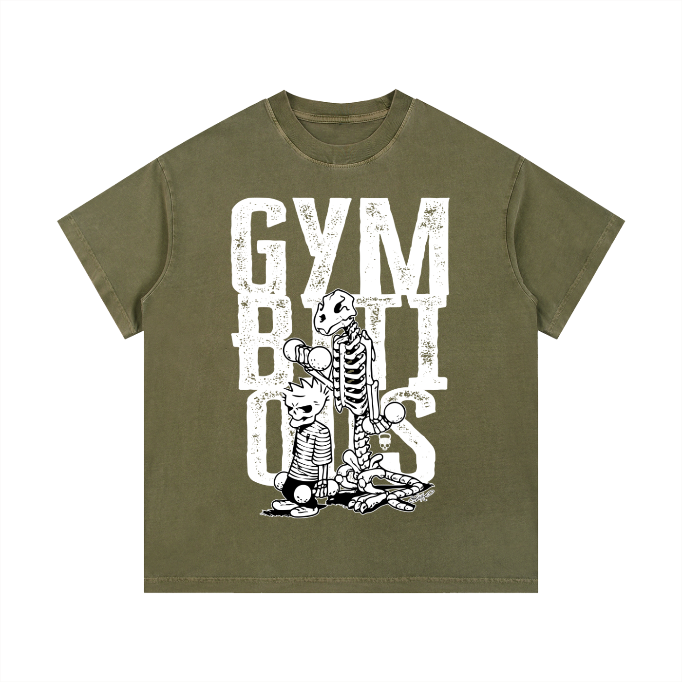 Gym Bros Vintage Wash Cotton T-Shirt
