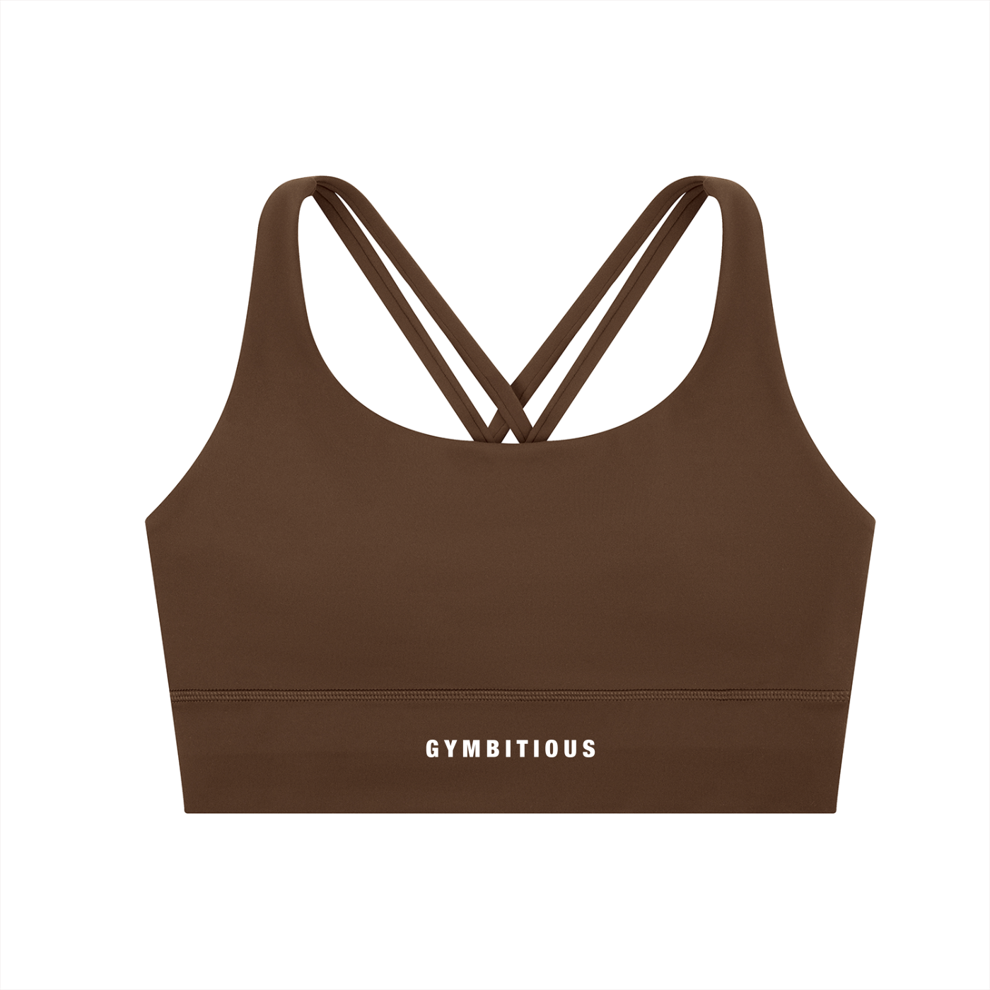 Gymbitious Branded Strappy Criss-Cross Sports Bra