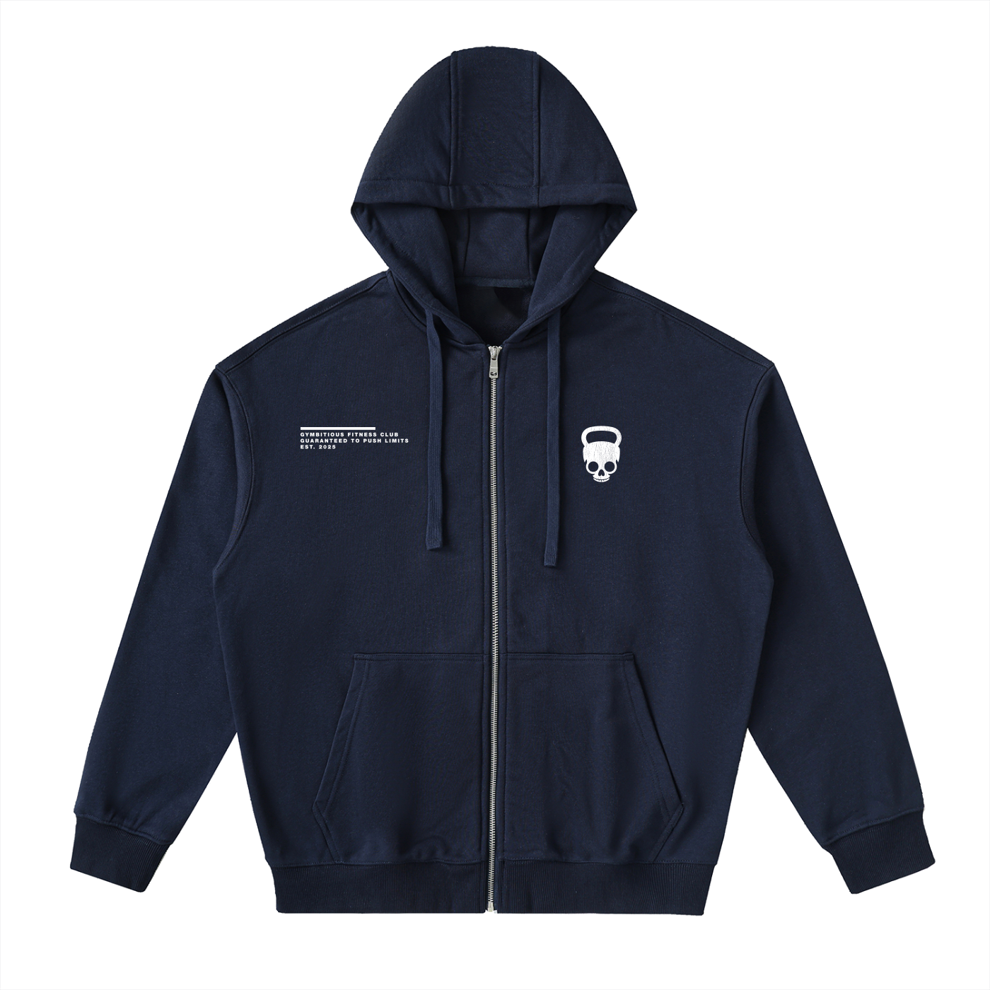 Push Limits Drop-Shoulder Zip Up Hoodie