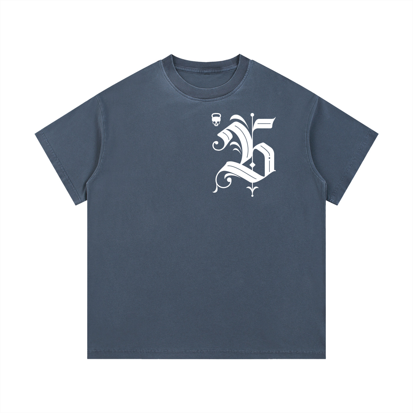 Gymbitious Black Letter Edition Vintage Wash Cotton T-Shirt
