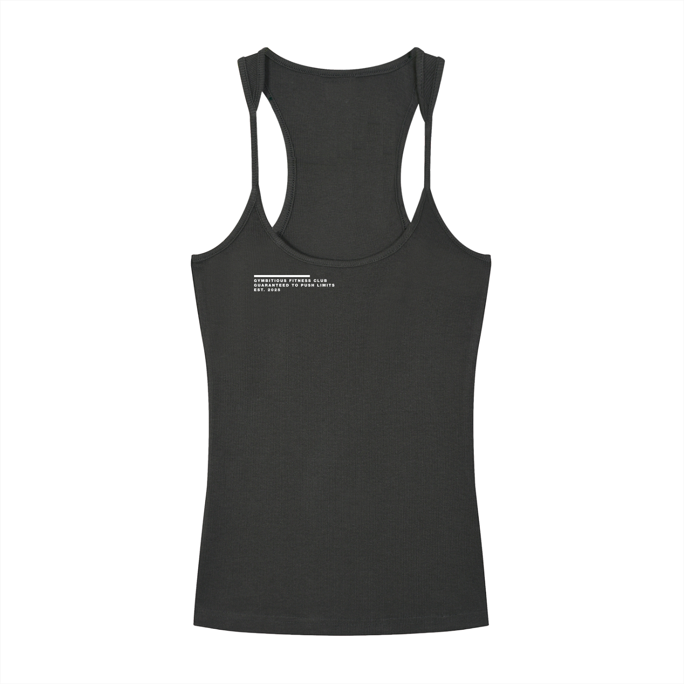 Push Limits Slim Fit Ribbed Racerback Tank Top