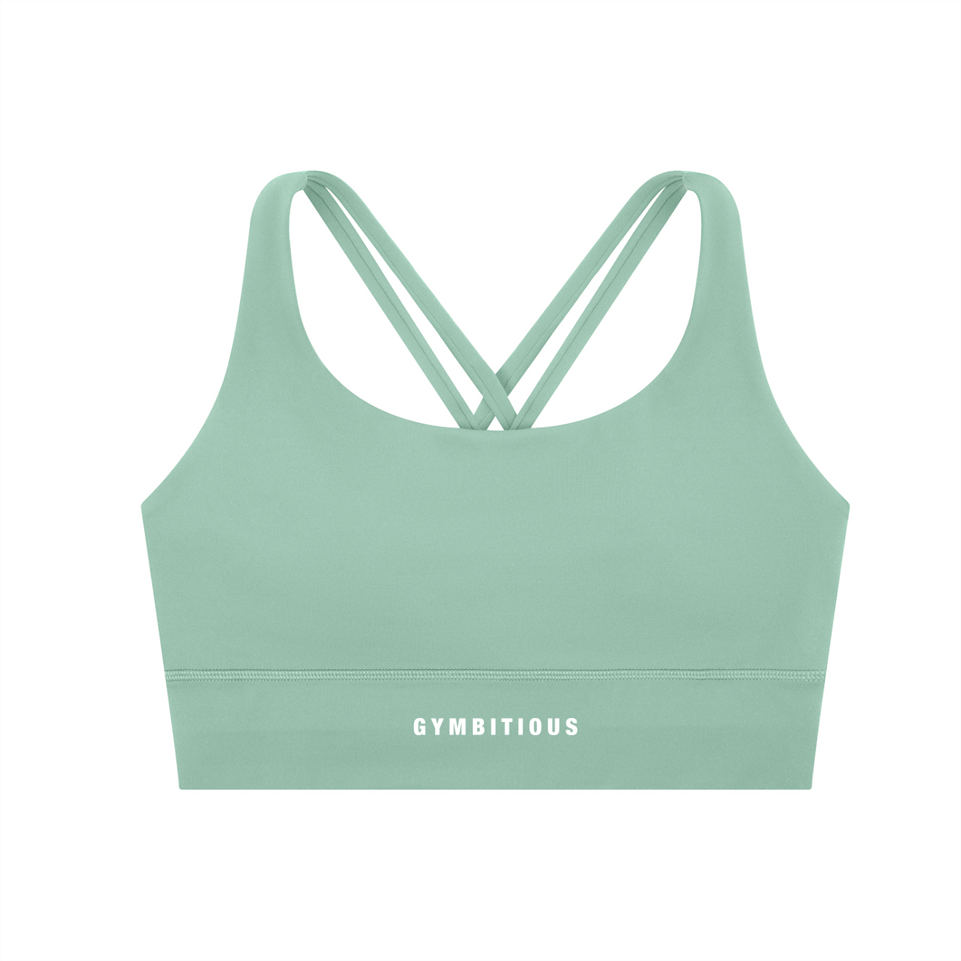 Gymbitious Branded Strappy Criss-Cross Sports Bra