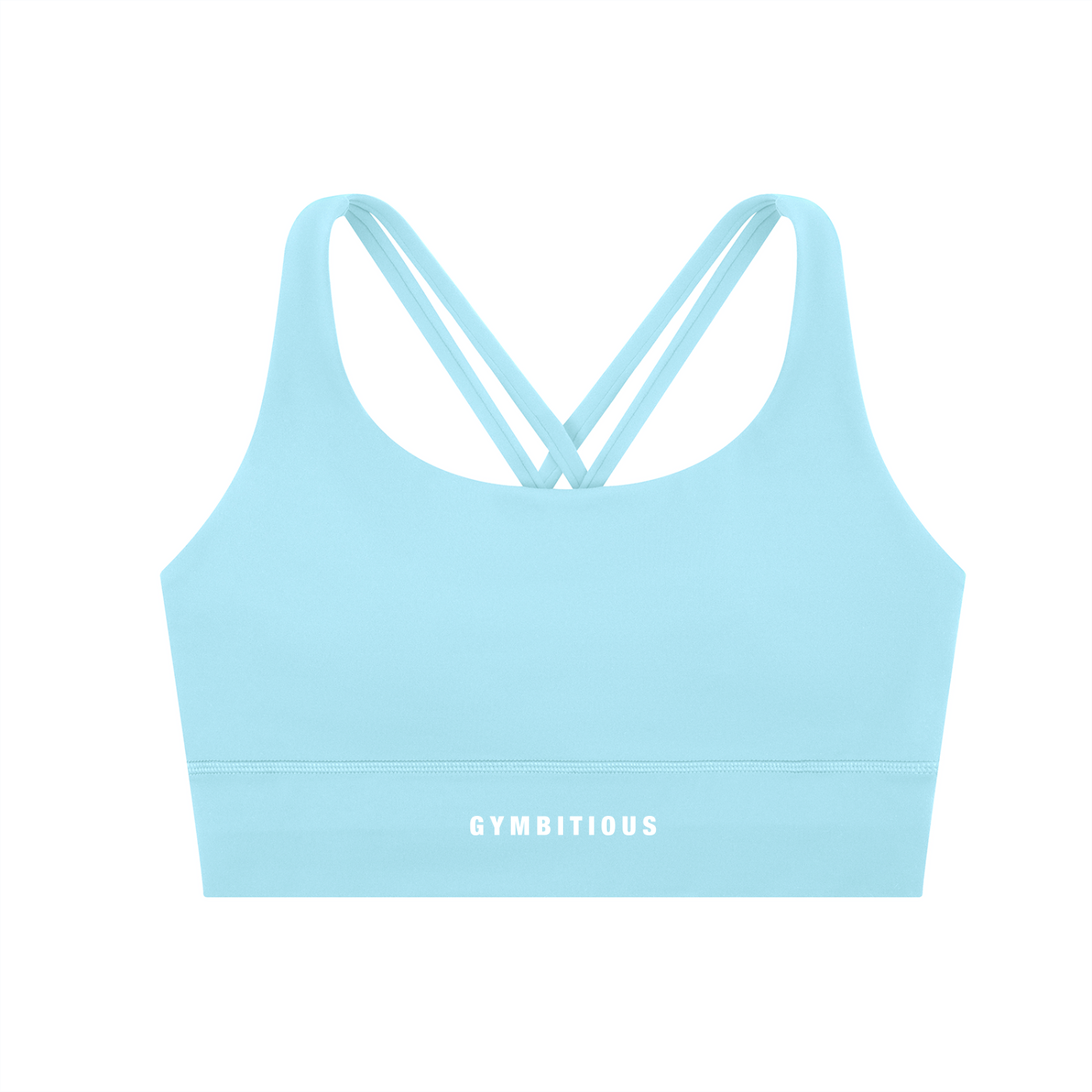 Gymbitious Branded Strappy Criss-Cross Sports Bra