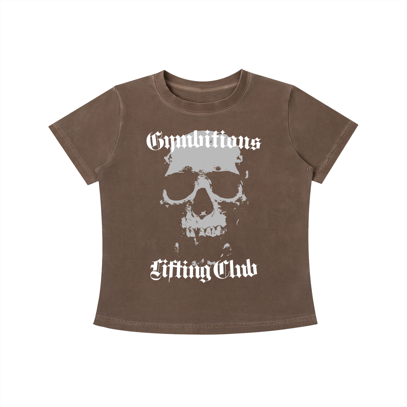 Gymbitious Lifting Club Women's Vintage Wash Slim Fit T-shirt