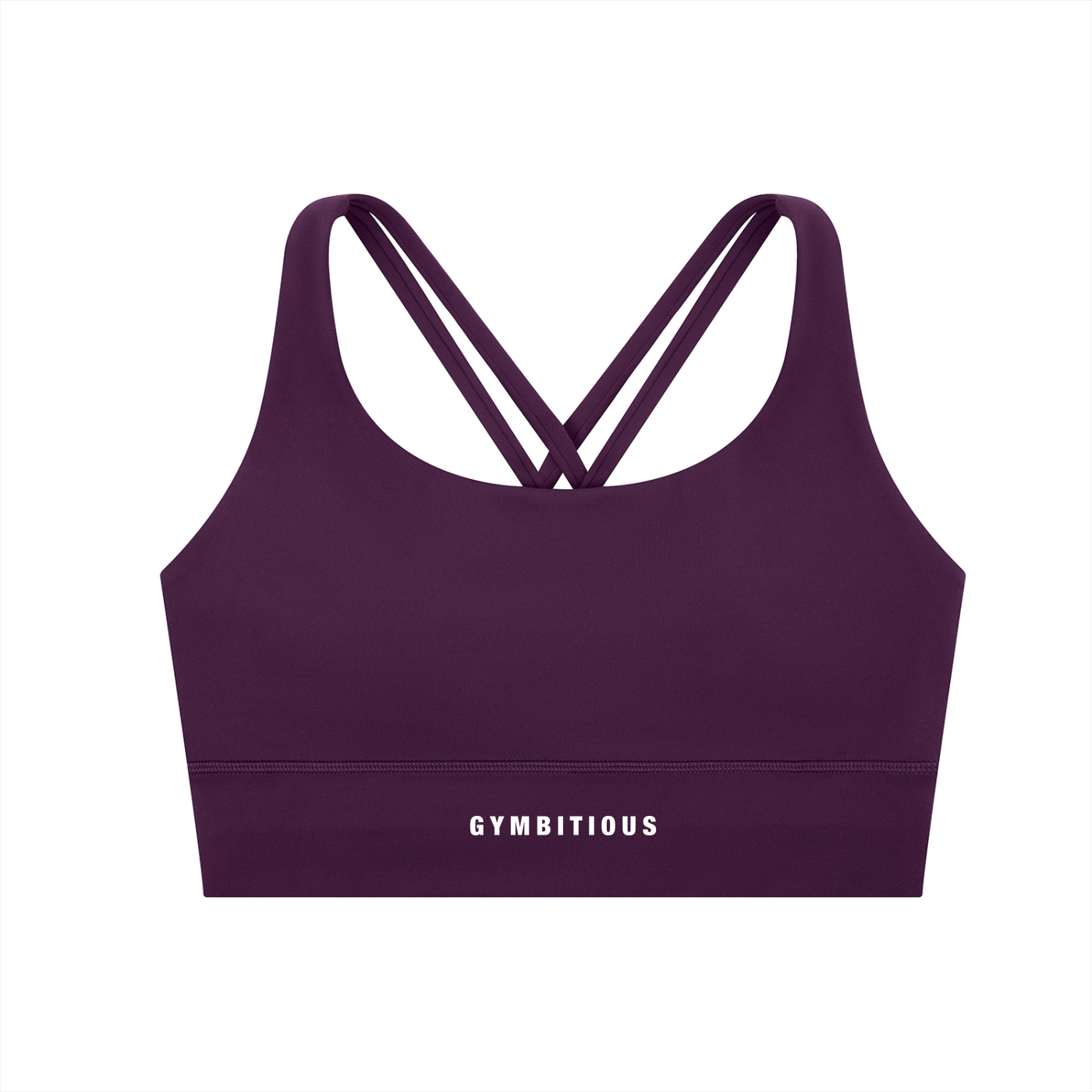 Gymbitious Branded Strappy Criss-Cross Sports Bra