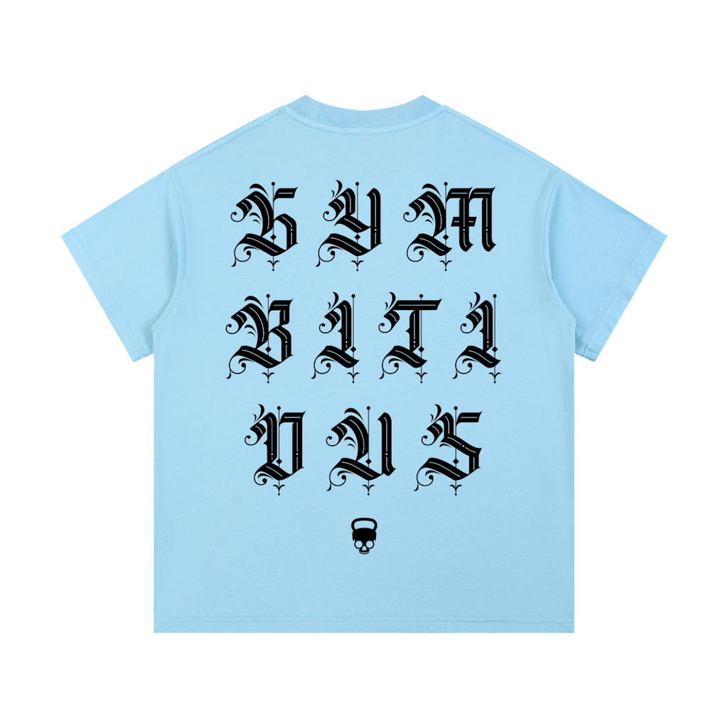 Gymbitious Black Letter Edition Vintage Wash Cotton T-Shirt