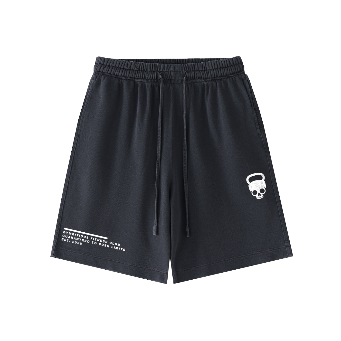 Push Limits Vintage Wash Cotton Shorts