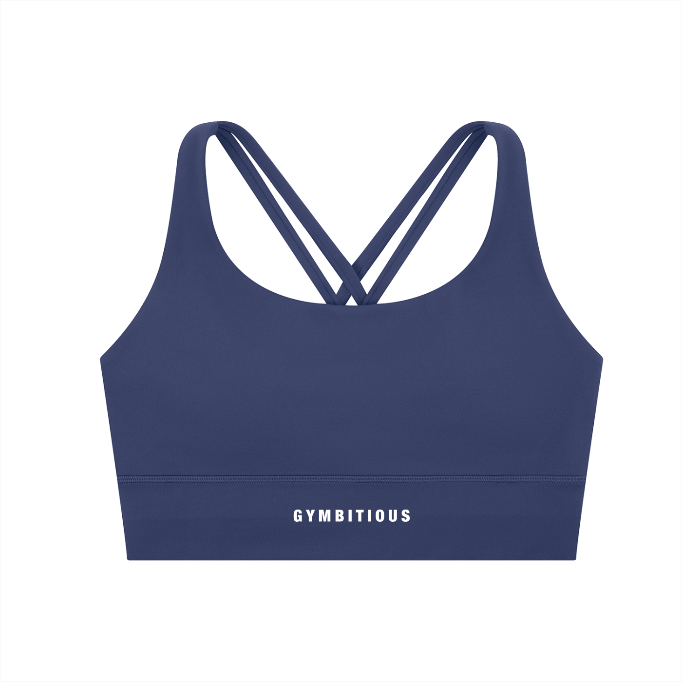 Gymbitious Branded Strappy Criss-Cross Sports Bra
