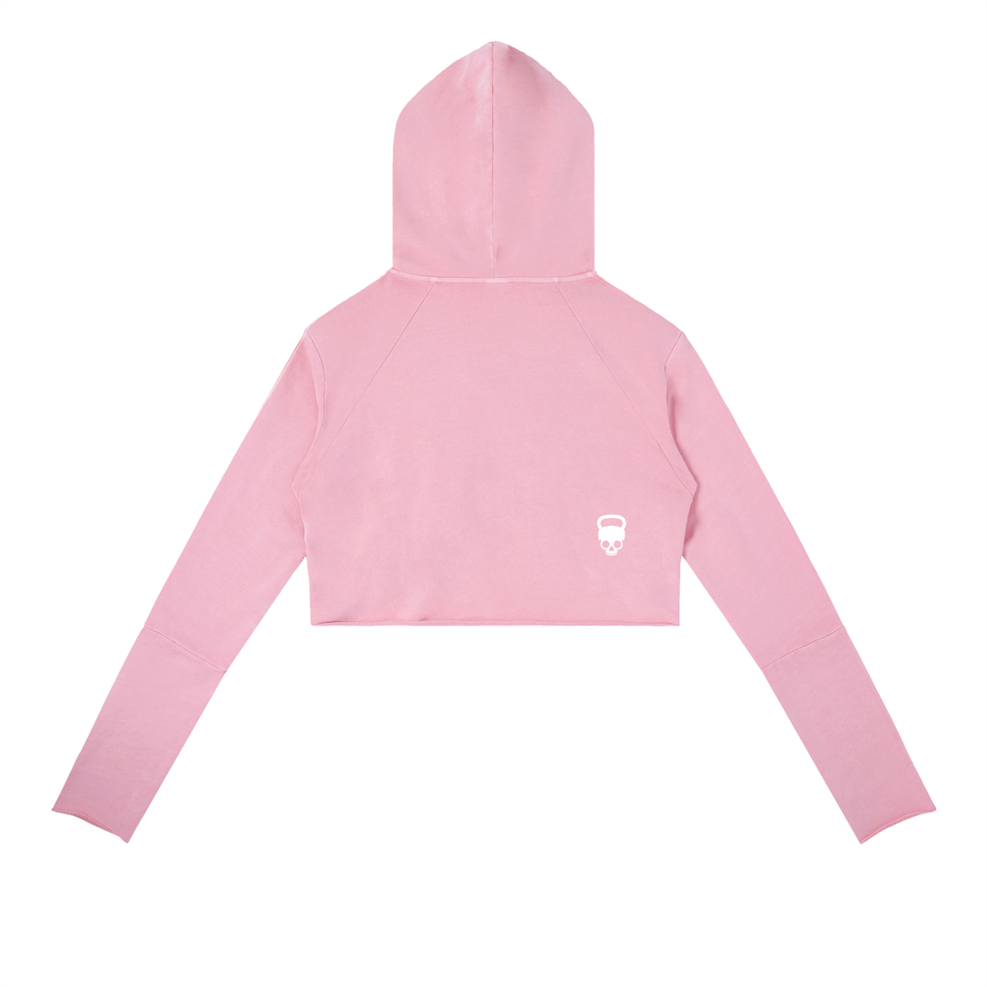 Gymbitious Branded Women's Vintage Washed Raw Edge Hoodie
