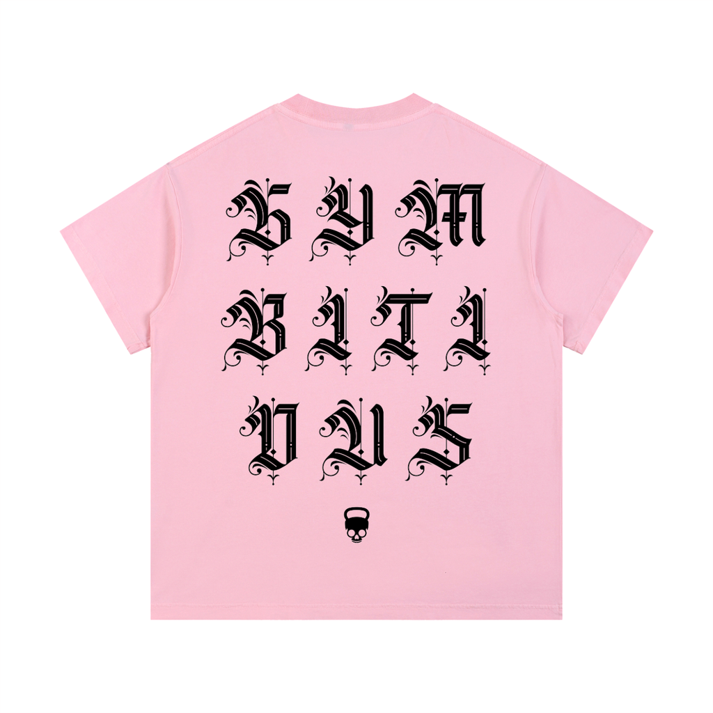 Gymbitious Black Letter Edition Vintage Wash Cotton T-Shirt