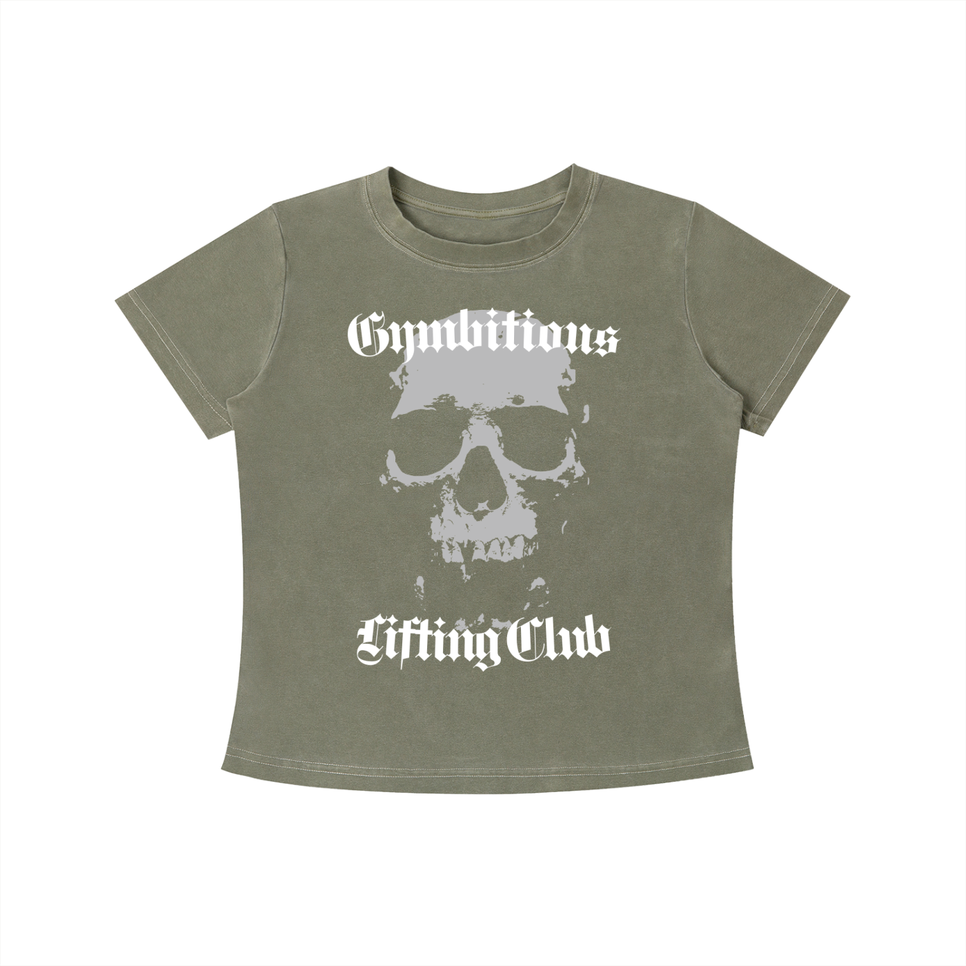 Gymbitious Lifting Club Women's Vintage Wash Slim Fit T-shirt