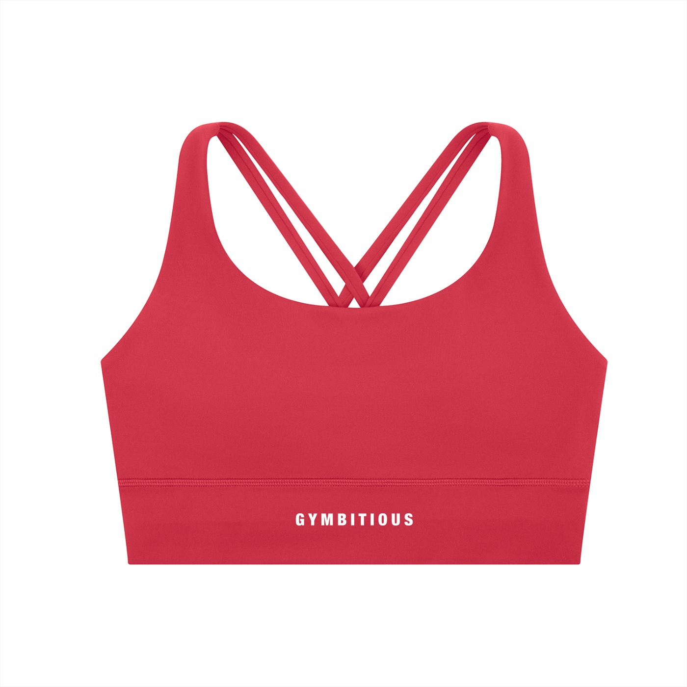 Gymbitious Branded Strappy Criss-Cross Sports Bra
