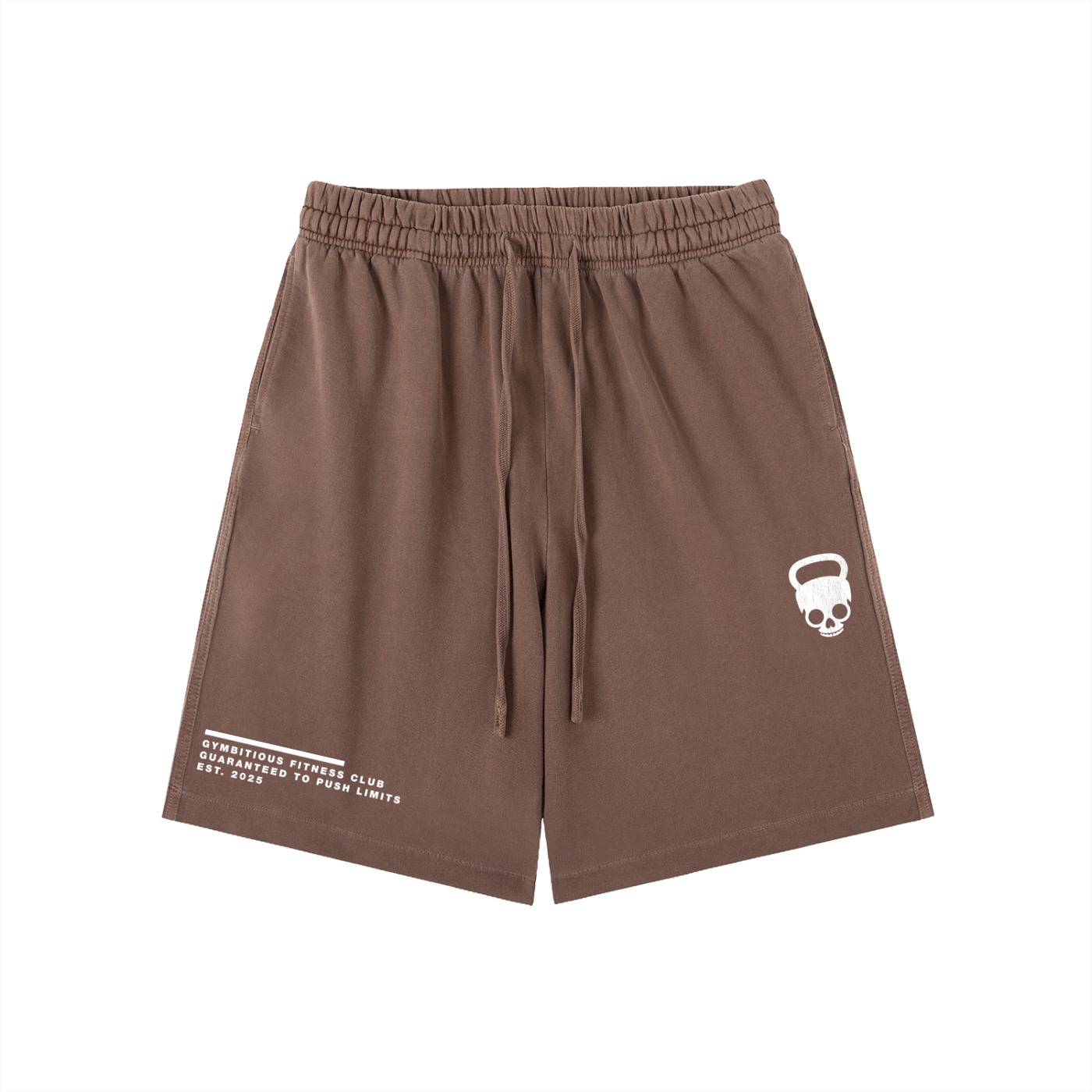 Push Limits Vintage Wash Cotton Shorts