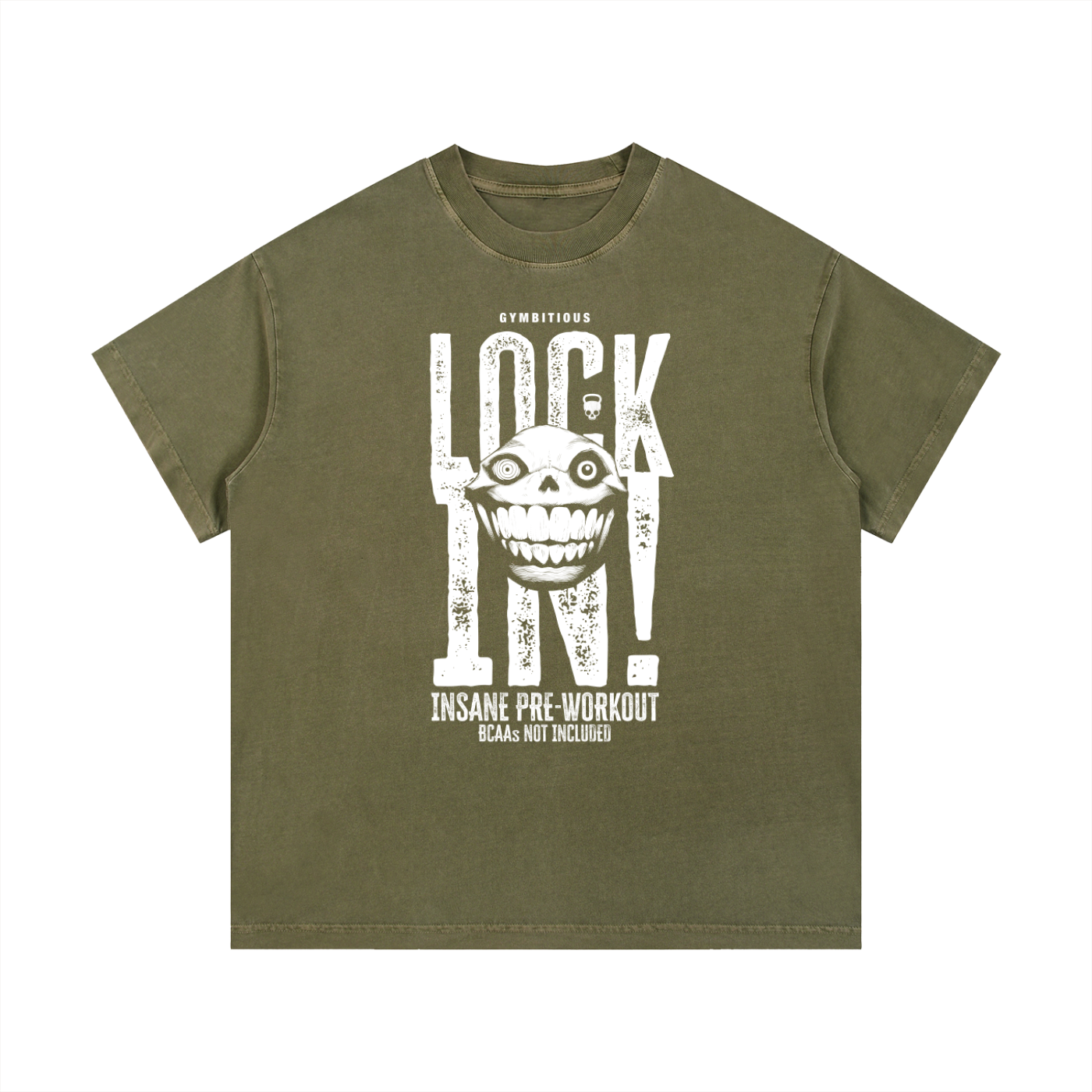 Insane Pre-Workout Lock In Edition Vintage Wash Cotton T-Shirt