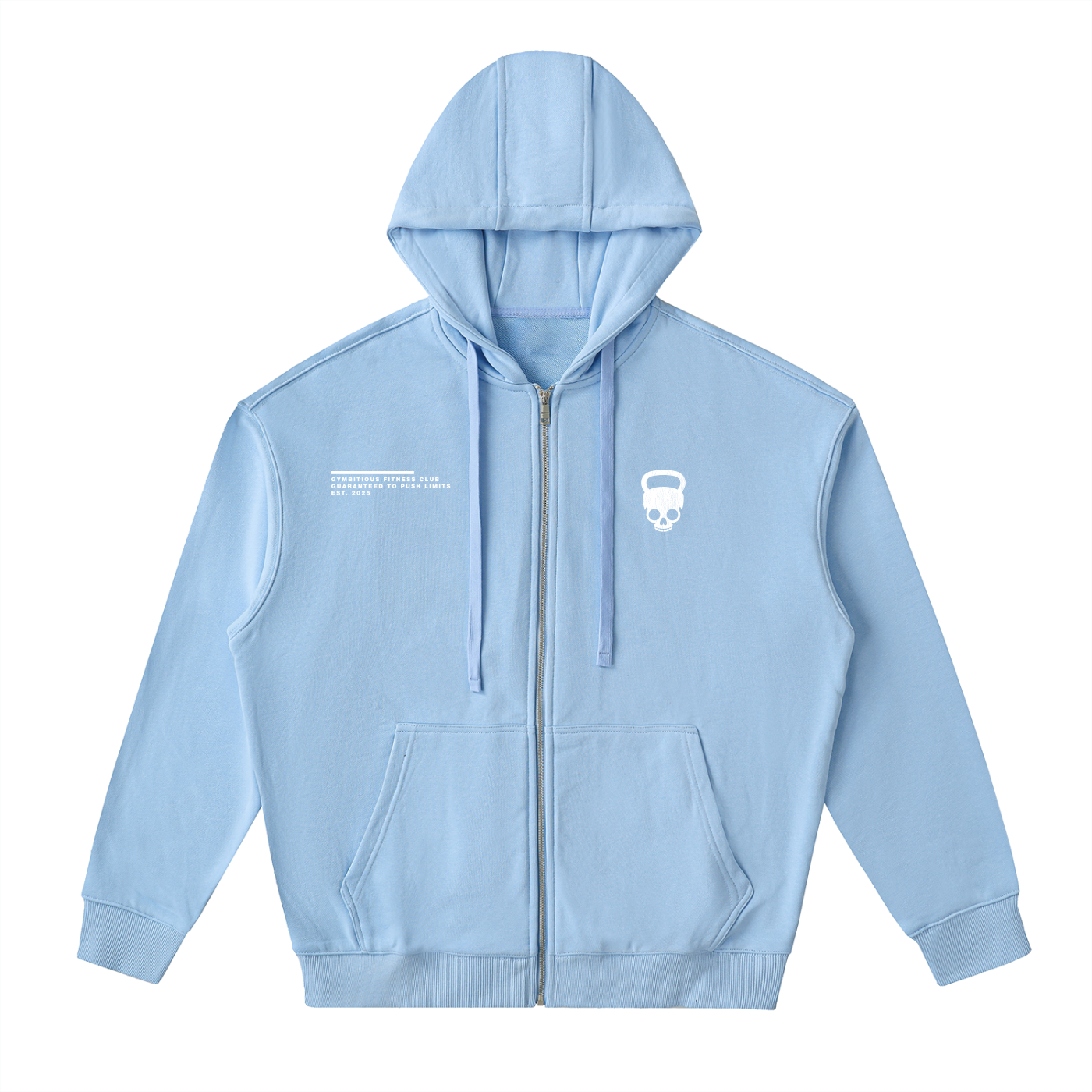 Push Limits Drop-Shoulder Zip Up Hoodie