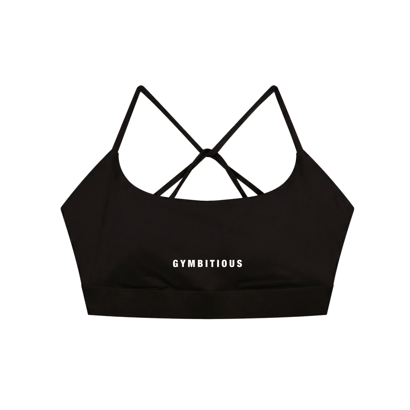Gymbitious Branded Strappy Criss Cross Yoga Sports Bra