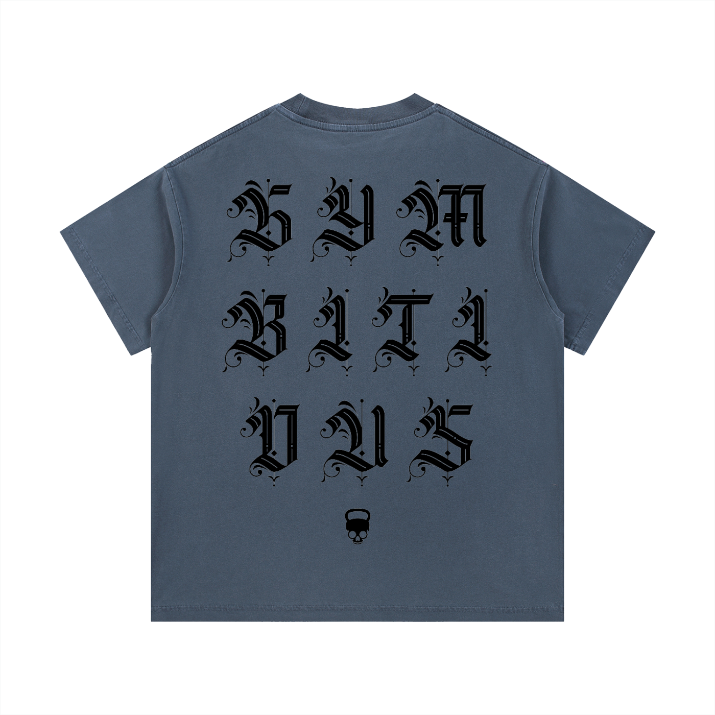 Gymbitious Black Letter Edition Vintage Wash Cotton T-Shirt
