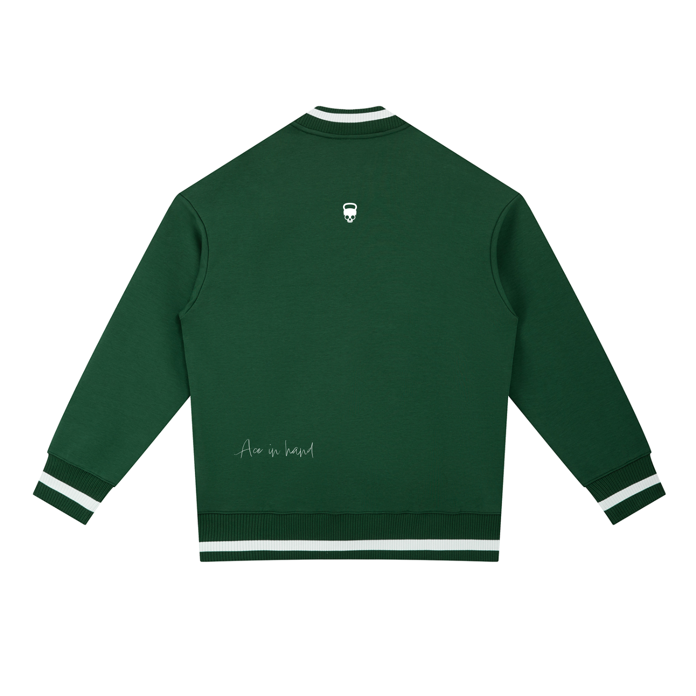 GYMBITIOUS MINIMAL VARSITY BOMBER JACKET