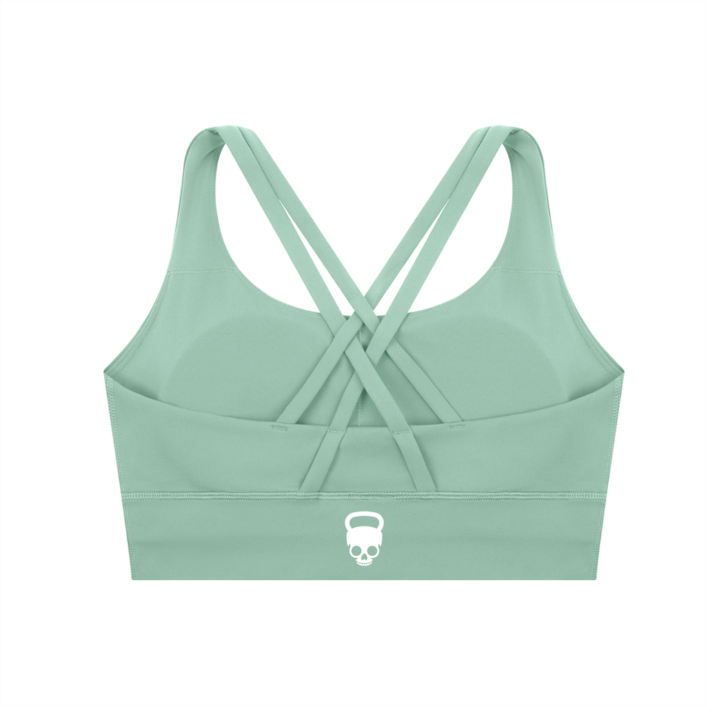 Gymbitious Branded Strappy Criss-Cross Sports Bra