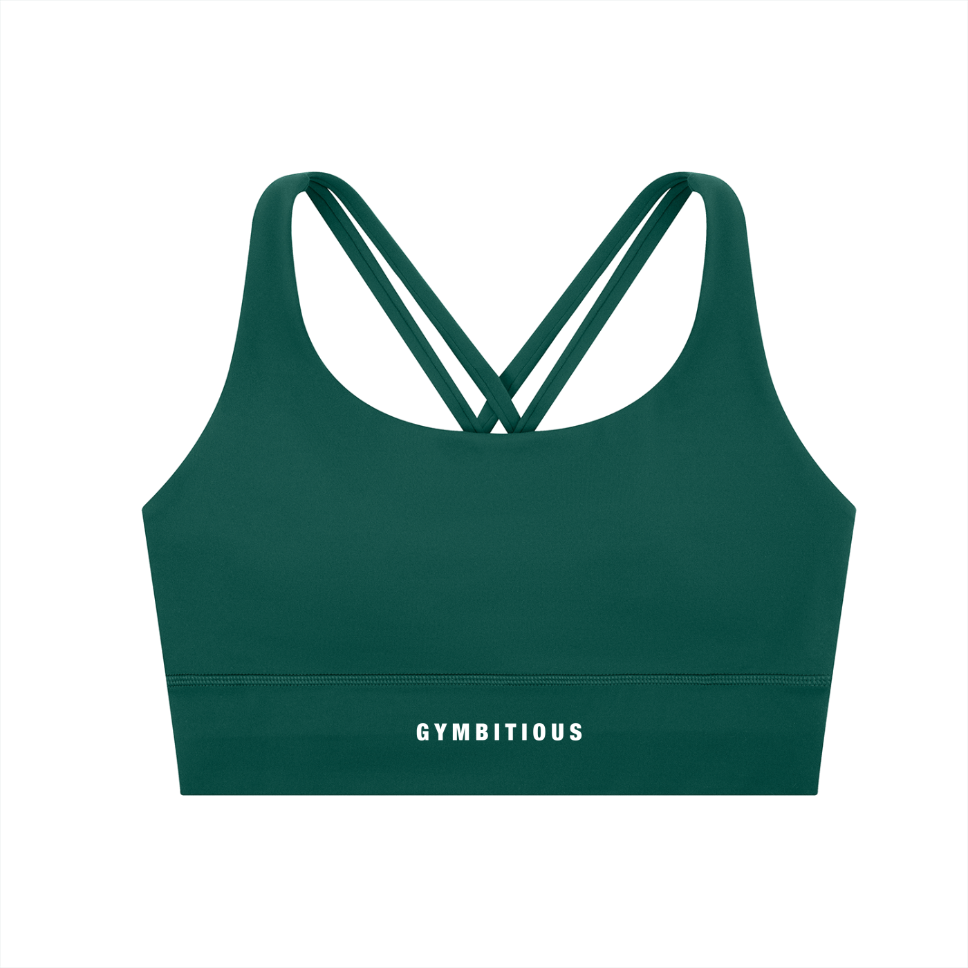 Gymbitious Branded Strappy Criss-Cross Sports Bra