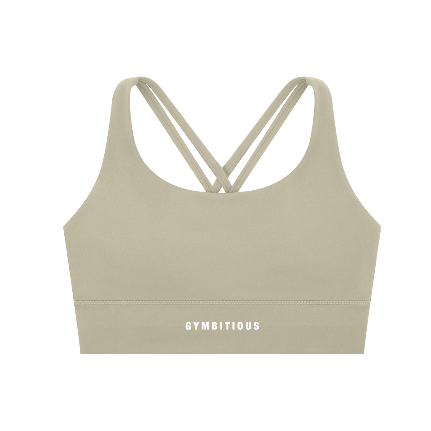 Gymbitious Branded Strappy Criss-Cross Sports Bra
