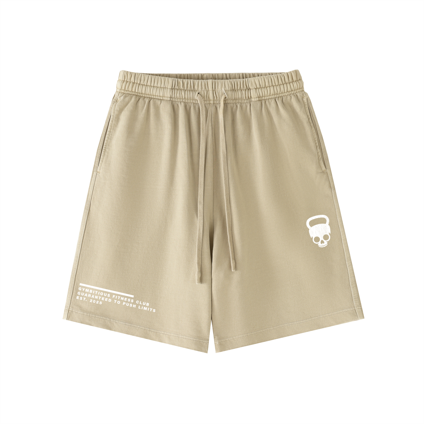 Push Limits Vintage Wash Cotton Shorts