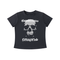 Gymbitious Lifting Club Women's Vintage Wash Slim Fit T-shirt