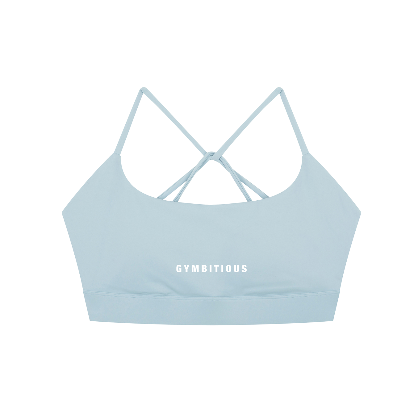 Gymbitious Branded Strappy Criss Cross Yoga Sports Bra
